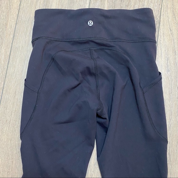 LULULEMON black Invigorate High-Rise Crop 23” 6 - Picture 7 of 9